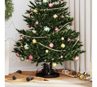 vidaXL Soporte para Árbol de Navidad Negro 40 x 40 x 21 cm Acero