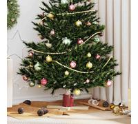 vidaXL Soporte para Árbol de Navidad Rojo 50 x 50 x 16 cm