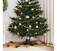 vidaXL Soporte para Árbol de Navidad Verde 50 x 50 x 15,5 cm Acero