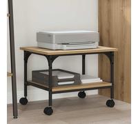 vidaXL Soporte para Impresora Roble artisan 50 x 40 x 38 cm