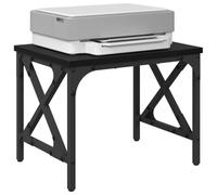 vidaXL Soporte para Impresora Roble Negro 40 x 30 x 31 cm