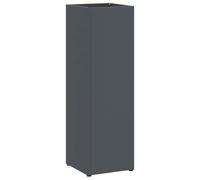 vidaXL Soporte para Paraguas de Lluvia Gris Antracita Acero, Soporte de Sala, Rectangular, diseño Moderno, Resistente, Organizador de Entrada, Estante de Acero Compacto