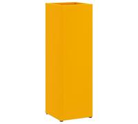 vidaXL Soporte para Paraguas de Lluvia Mostaza 15,5 x 15,5 x 49 cm