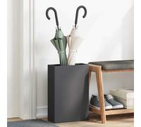 vidaXL Soporte para Paraguas de Lluvia Negro 28 x 12 x 41 cm Acero