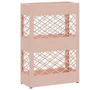 vidaXL Soporte para sombrilla Rosa 28 x 12 x 41 cm Acero - Elegante organizador para vestíbulo