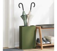 vidaXL Soporte para Paraguas de Lluvia Verde oliva 28 x 12 x 41 cm