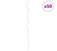 vidaXL Soporte para planta espiral 50 unidades 110cm acero galvanizado