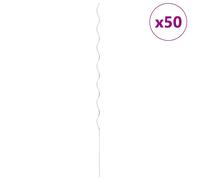 vidaXL Soporte para planta espiral 50 unidades 170cm acero galvanizado