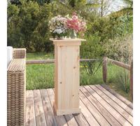 vidaXL Soporte para plantas madera maciza de pino 40x40x90 cm