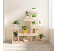 vidaXL Soporte para plantas madera maciza de pino 92x25x97 cm