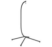 vidaXL Silla colgante tipo huevo sin cesta – acero antracita