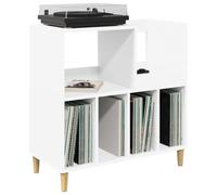 vidaXL Soporte para Tocadiscos Blanco 82 x 39,5 x 82,5 cm