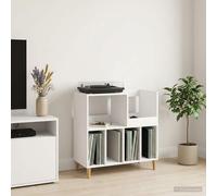 vidaXL Soporte para Tocadiscos Blanco 82 x 39,5 x 82,5 cm