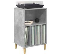 vidaXL Soporte para Tocadiscos Gris Hormigón 47 x 39,5 x 74,5 cm
