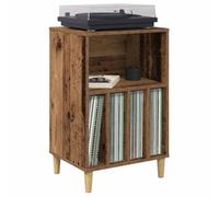 vidaXL Soporte para Tocadiscos Madera de Roble 47 x 39,5 x 74,5 cm