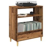 vidaXL Soporte para Tocadiscos Madera de Roble 71 x 39,5 x 83 cm