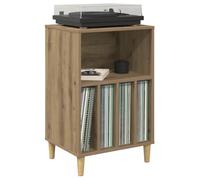 vidaXL Soporte para Tocadiscos Roble Artisan 47 x 39,5 x 74,5 cm