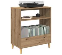 vidaXL Soporte para Tocadiscos Roble Artisan 71 x 39,5 x 83 cm