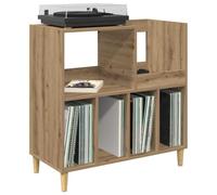 vidaXL Soporte para Tocadiscos Roble Artisan 82 x 39,5 x 82,5 cm