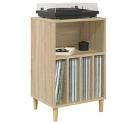 vidaXL Soporte para Tocadiscos Roble Sonoma 47 x 39,5 x 74,5 cm