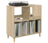 vidaXL Soporte para Tocadiscos Roble Sonoma 82 x 39,5 x 82,5 cm