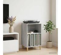 vidaXL Soporte para Tocadiscos Sonoma Gris 47 x 39,5 x 74,5 cm