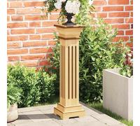 vidaXL Soporte plantas pilar cuadrado madera clara 17x17x66 cm MDF