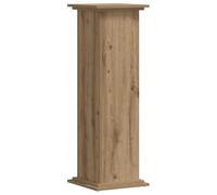 vidaXL Soporte de planta Madera ingeniería Roble artisian 33x33x100 cm