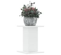 vidaXL Soportes para plantas 2 uds Madera de ingeniería Blanco 30x30x40 cm