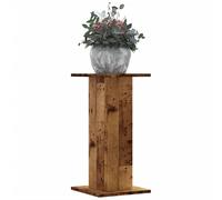 vidaXL Soportes de plantas 2 uds madera roble envejecido 30x30x60 cm