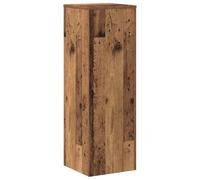 vidaXL Soportes de plantas Madera de ingeniería envejecida 33x33x100 cm