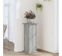vidaXL Soporte de plantas Madera ingeniería Gris Sonoma 33x33x80 cm – Soporte de maceta