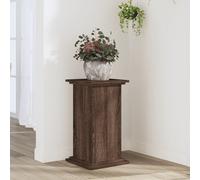 vidaXL Soportes de plantas madera ingeniería marrón roble 33x33x60 cm