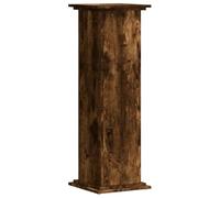 vidaXL Soporte para plantas madera de ingeniería Roble ahumado 33x33x100 cm