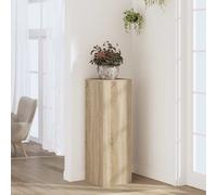 vidaXL Soportes de plantas madera ingeniería roble Sonoma 33x33x100 cm