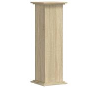 vidaXL Soporte de maceta madera de ingeniería Roble Sonoma 33x33x100 cm