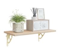vidaXL Soportes para estanterías de pared 12 uds. Blanco antiguo