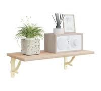 vidaXL Soportes para estanterías de pared 12 uds. Blanco antiguo