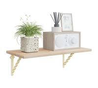 vidaXL Soportes para estanterías de pared 12 uds. Blanco antiguo