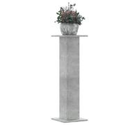 vidaXL Soportes para plantas Madera gris hormigón 30x30x95 cm 2 uds