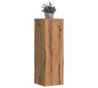 vidaXL Soportes para plantas 2 uds madera roble artisian 33x33x100 cm