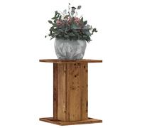 vidaXL Soportes para plantas 2 uds madera roble envejecido 30x30x40 cm