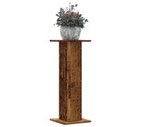 vidaXL Soportes para plantas 2 uds Madera roble envejecido 30x30x80 cm