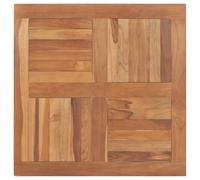 vidaXL Superficie de mesa cuadrada de repuesto Fácil de limpiar 80x80x2,5 cm