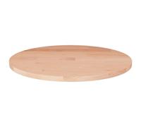 vidaXL Superficie de mesa redonda madera de roble sin tratar Ø50x1,5cm