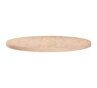 vidaXL Superficie de Mesa Redonda Restaurantes Cafeterías Tablero Sala Estar Salón Hoteles Comedor Cocina Madera de Roble sin Tratar