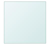 vidaXL Superficie de mesa vidrio templado transparente 30x30 cm