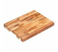 vidaXL Tabla de cortar de madera maciza de acacia 40x30x4 cm