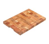 vidaXL Tabla de cortar de madera maciza de acacia 50x34x3,8 cm