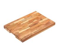 vidaXL Tabla de cortar de madera maciza de acacia 50x35x4 cm